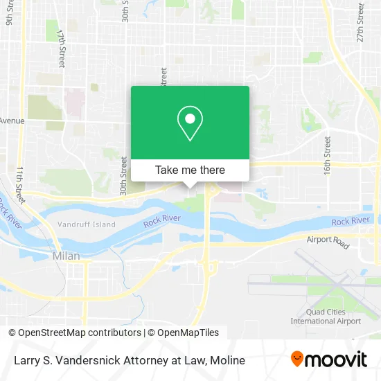 Larry S. Vandersnick Attorney at Law map