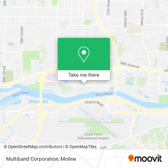 Multiband Corporation map
