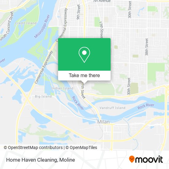 Home Haven Cleaning map