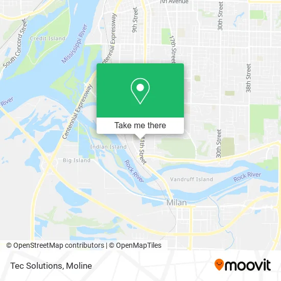 Tec Solutions map