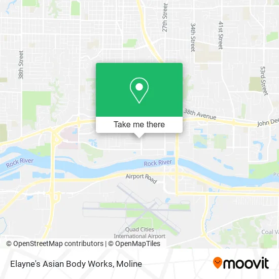 Elayne's Asian Body Works map