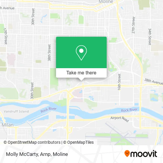 Molly McCarty, Arnp map