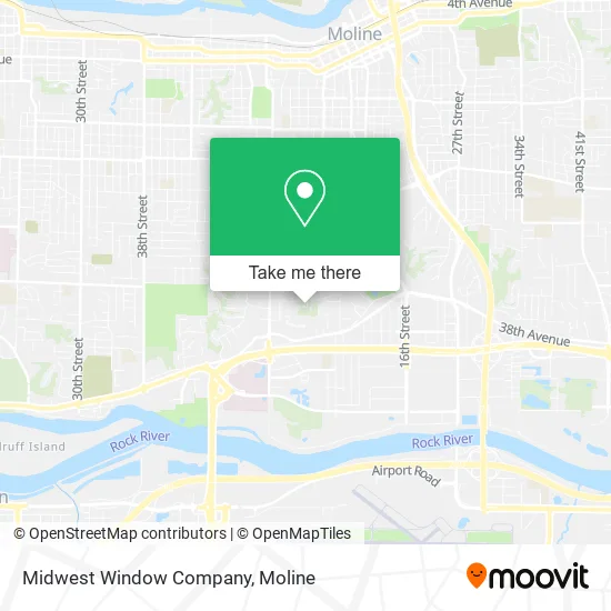 Midwest Window Company map