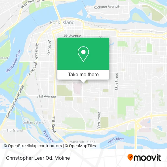 Christopher Lear Od map