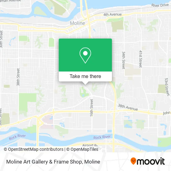 Moline Art Gallery & Frame Shop map