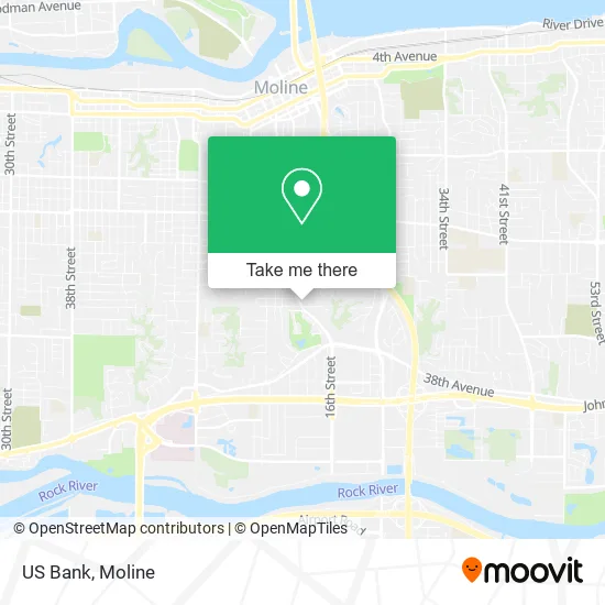 US Bank map