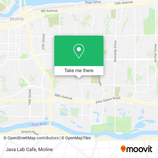 Mapa de Java Lab Cafe