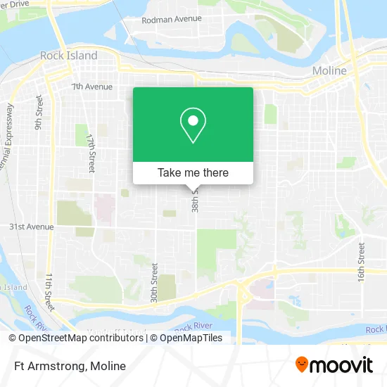 Ft Armstrong map