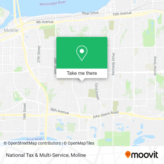 National Tax & Multi-Service map