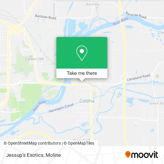 Jessup's Exotics map
