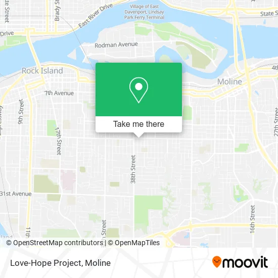Love-Hope Project map