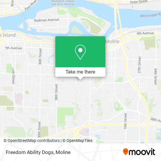 Freedom Ability Dogs map