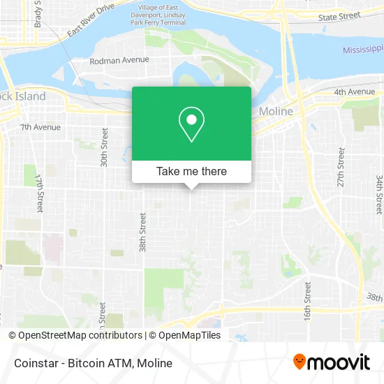 Coinstar - Bitcoin ATM map