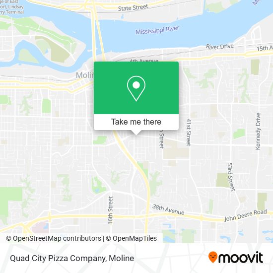 Mapa de Quad City Pizza Company