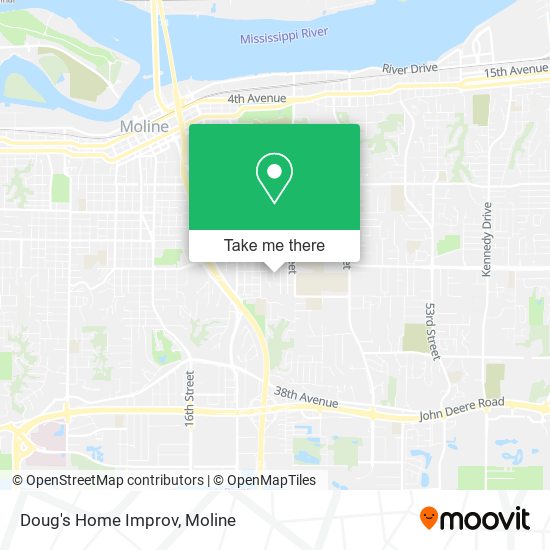 Doug's Home Improv map