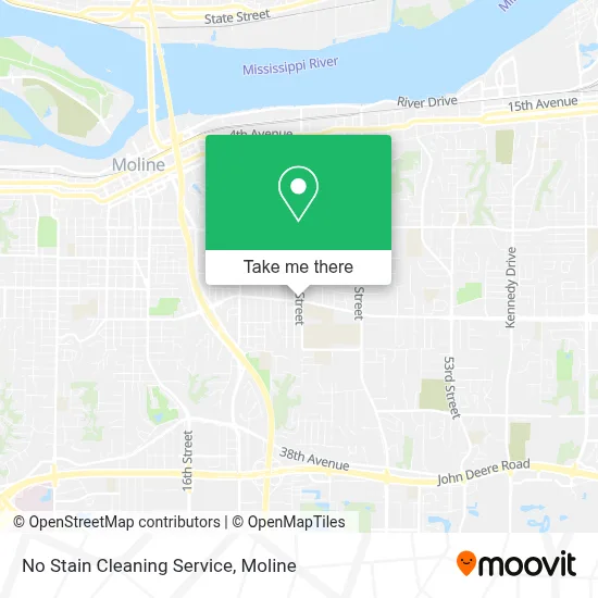 No Stain Cleaning Service map