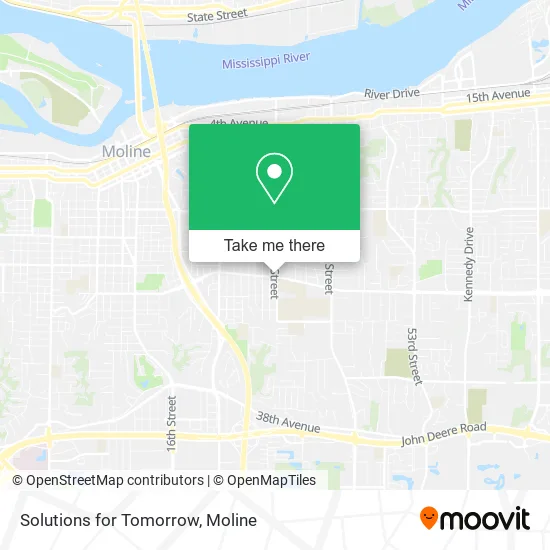 Solutions for Tomorrow map