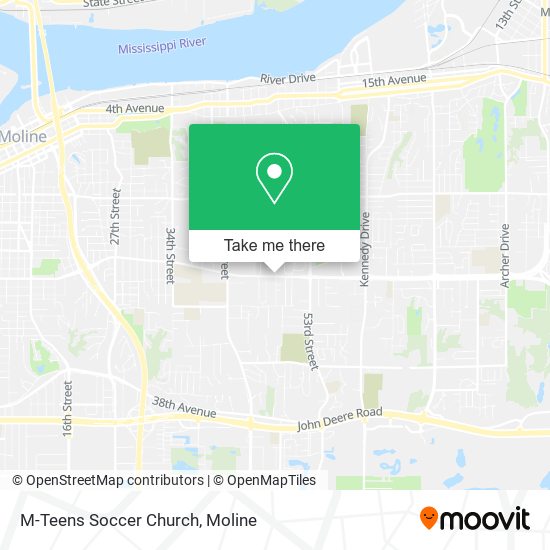 Mapa de M-Teens Soccer Church
