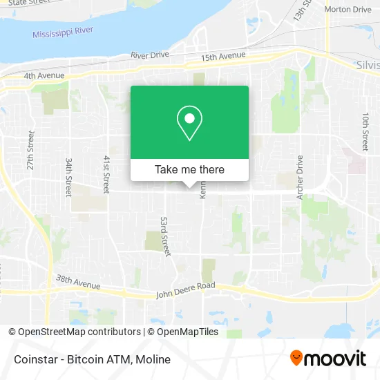 Coinstar - Bitcoin ATM map