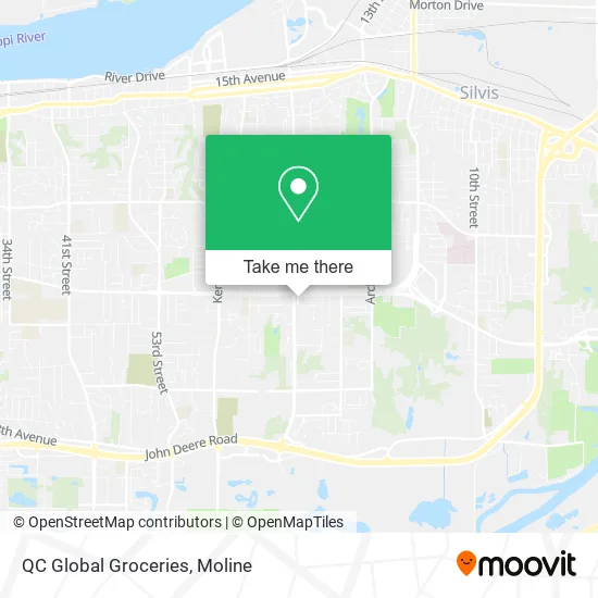 QC Global Groceries map