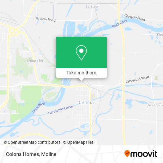 Colona Homes map