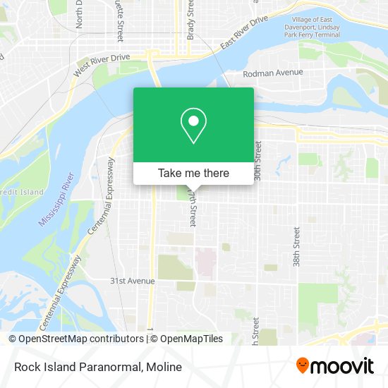 Rock Island Paranormal map