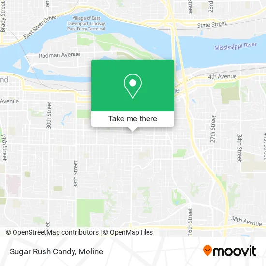 Sugar Rush Candy map