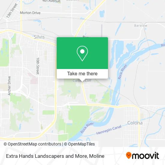 Extra Hands Landscapers and More map