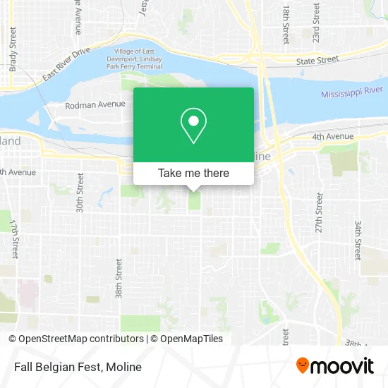 Fall Belgian Fest map