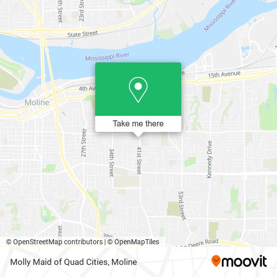 Molly Maid of Quad Cities map