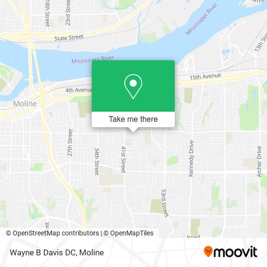 Mapa de Wayne B Davis DC