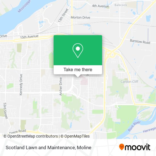 Scotland Lawn and Maintenance map