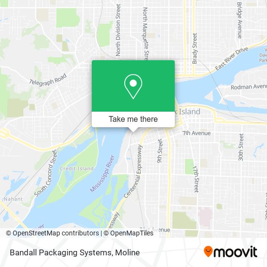 Bandall Packaging Systems map