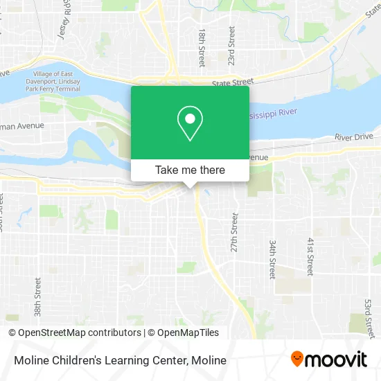 Moline Children's Learning Center map