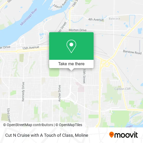 Cut N Cruise with A Touch of Class map