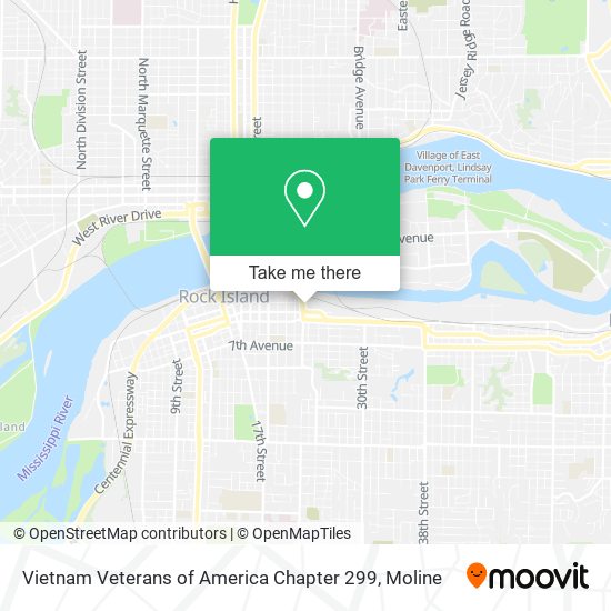 Mapa de Vietnam Veterans of America Chapter 299