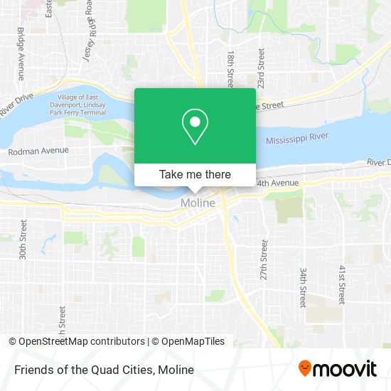 Friends of the Quad Cities map