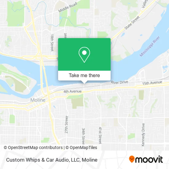 Custom Whips & Car Audio, LLC map