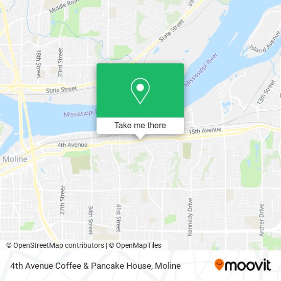 4th Avenue Coffee & Pancake House map