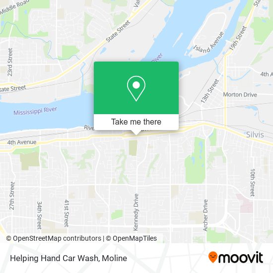 Mapa de Helping Hand Car Wash