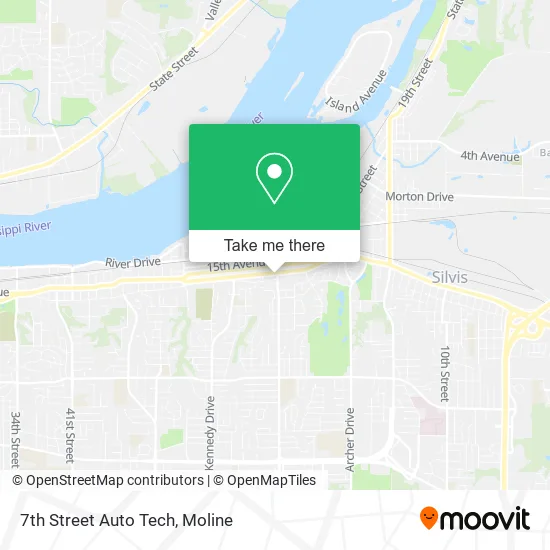 7th Street Auto Tech map