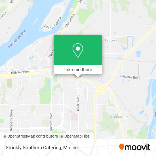 Mapa de Strickly Southern Catering