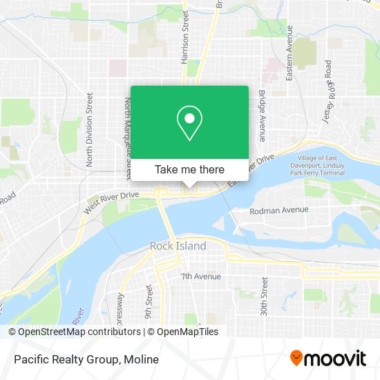 Pacific Realty Group map