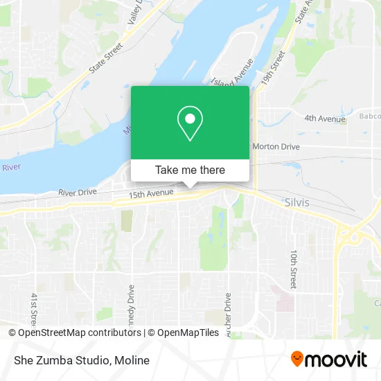 She Zumba Studio map