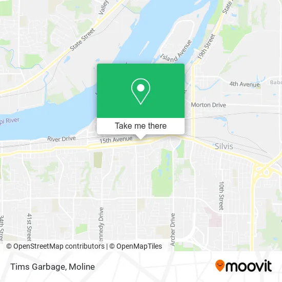 Tims Garbage map