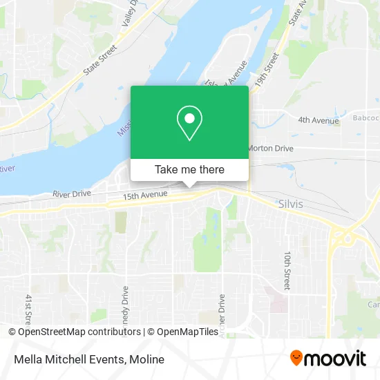 Mella Mitchell Events map