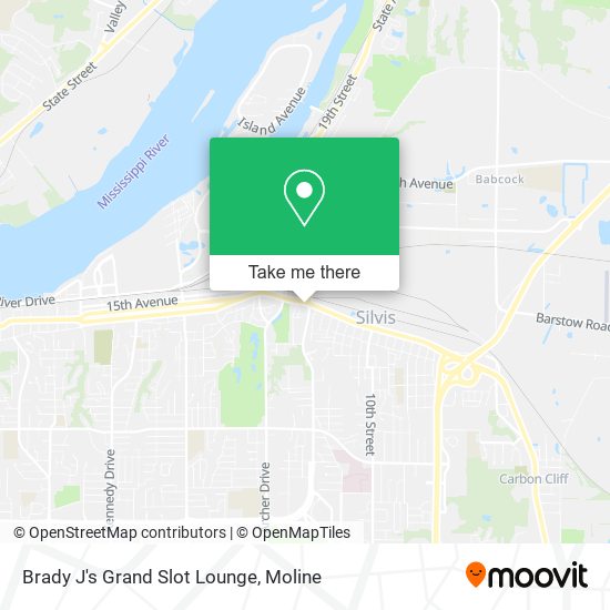 Brady J's Grand Slot Lounge map