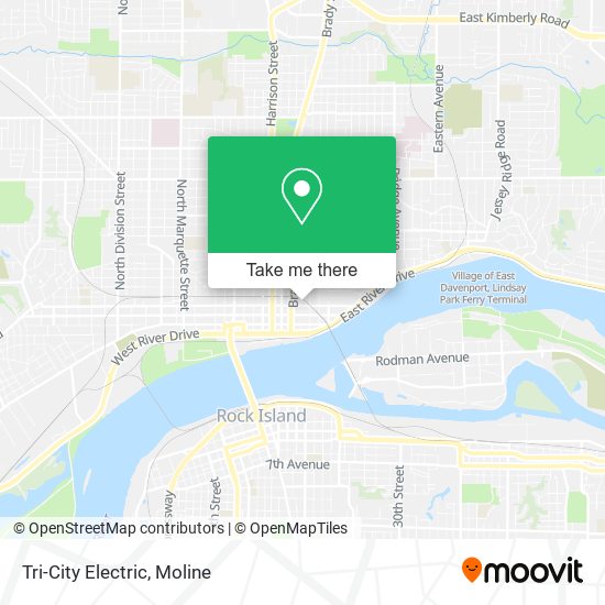 Tri-City Electric map