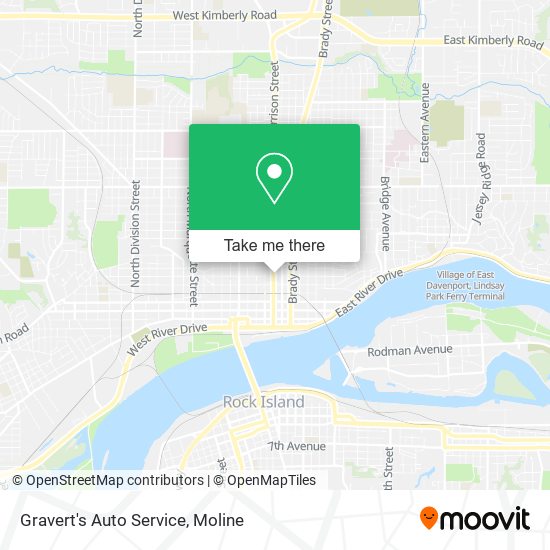 Gravert's Auto Service map