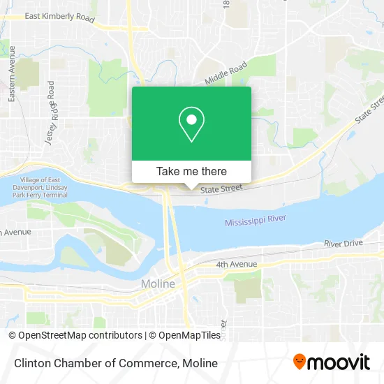 Clinton Chamber of Commerce map